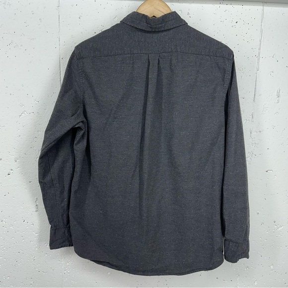 Vineyard Vines Men’s Large Speckled Charcoal Gray Long Sleeve Button Down Shirt - Picture 4 of 9